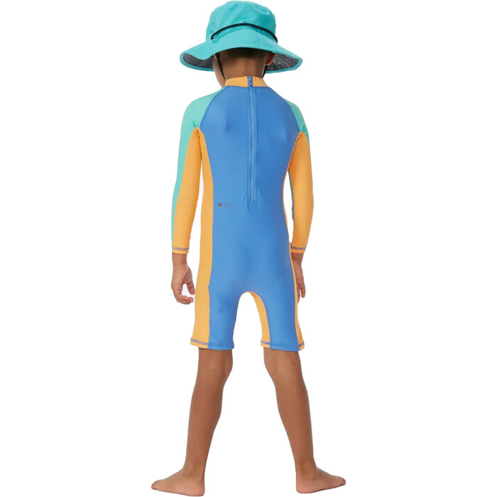 2024 Rip Curl Boys Mystic UPF Long Sleeve Surfsuit TNNTRV - Blue Yonder